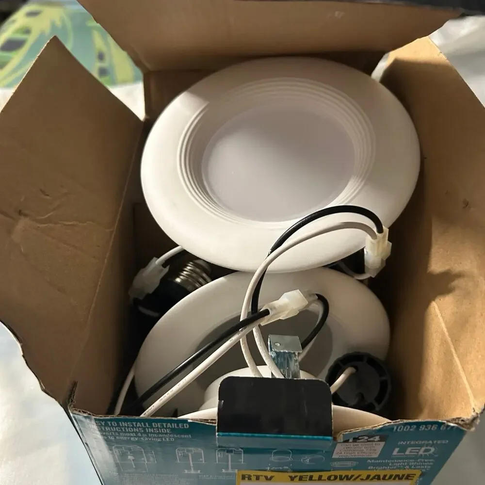 65-Watt Equivalent Softwhite 4 in. GU24 White Integrated LED Recessed Trim